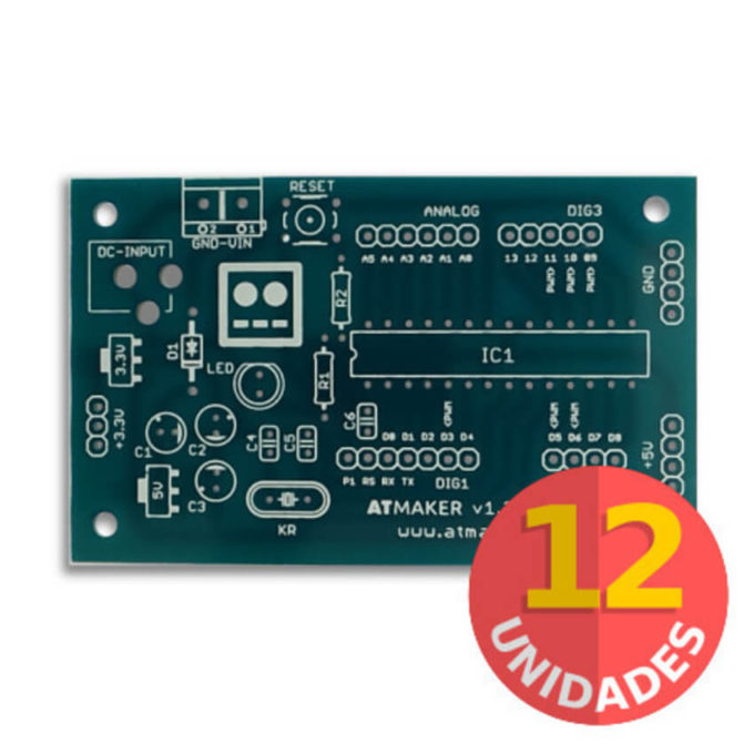 Kit de 12 Placas Standalone Atmaker 1.3