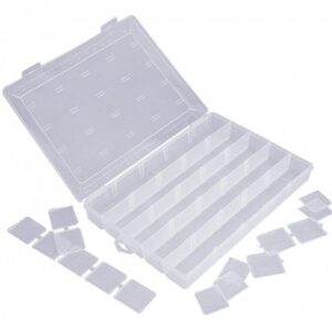 Maleta organizadora 121 - 33x24x4,9 cm com Divisória móvel