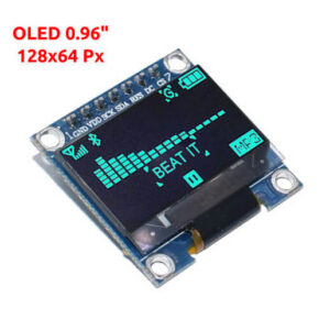 Display OLED 7 Pinos - 128x64 Px - 0.96 - 7 Pin - Azul