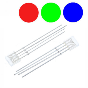 Led RGB 5mm Catodo Comum - Brilhante