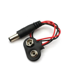 Cabo Adaptador Bateria 9v com Plug Macho