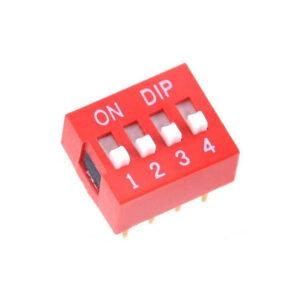 Chave DIP Switch 4 Vias - Horizontal