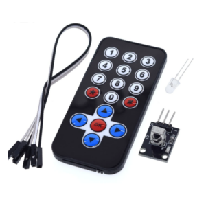 Controle Remoto IR 38KHz - 17 Teclas + Receptor VS1838B