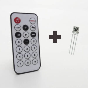Controle Remoto + Receptor - IR 38KHz - 20 Teclas