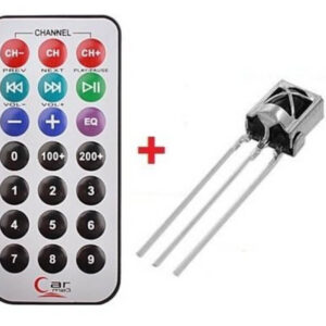 Controle Remoto IR 38KHz - 21 Teclas + Receptor