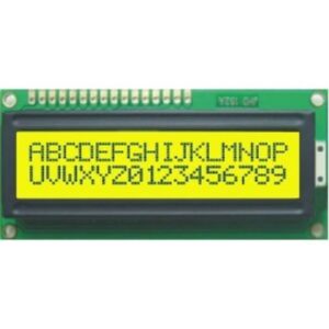 Display LCD Amarelo/Verde 16x2 com Backlight