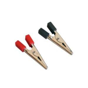 Par Garra Jacaré Semi Isolada - 44mm - Preta/Vermelha