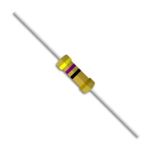 Resistor 47 ohms 1/4W - Tolerância 5%