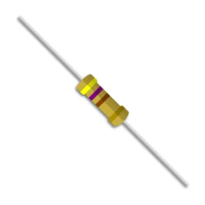 Resistor 470 ohms 1/4W - Tolerância 5%