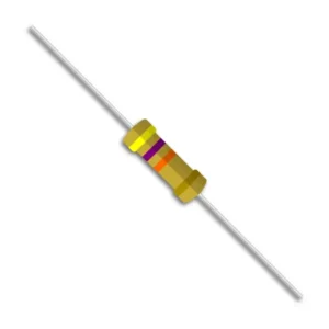 Resistor 47k ohms 1/4W - Tolerância 5%
