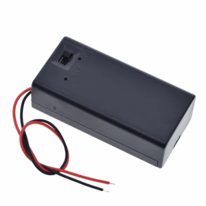Suporte para Bateria 9v - Tampa e Chave on/off