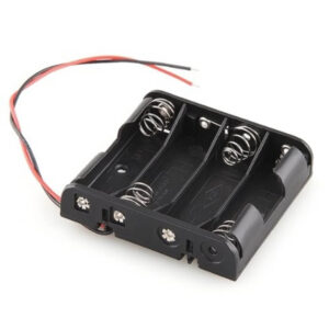Suporte para 4 Pilhas AA - Sem Plug